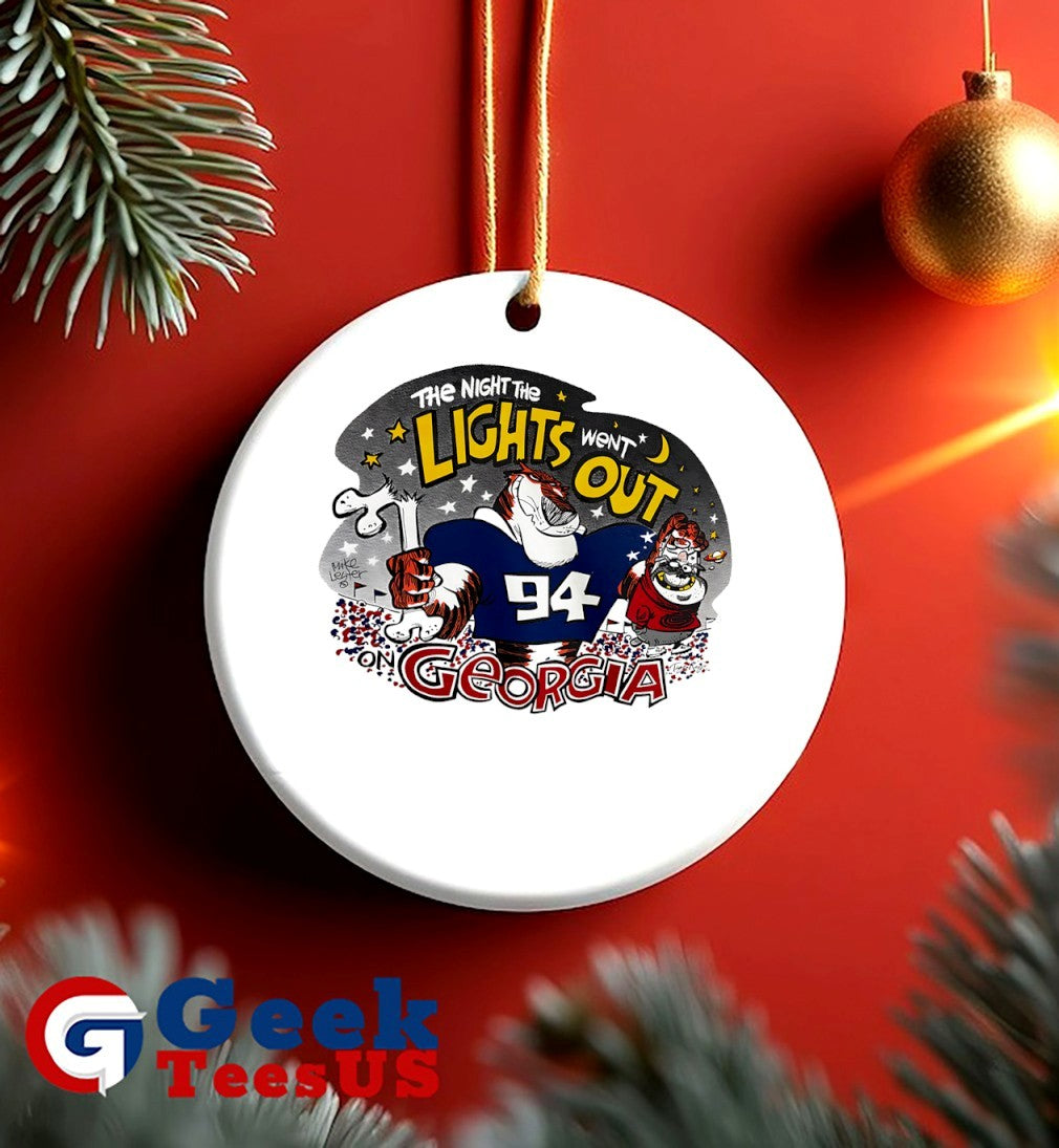 The night the lights out went Georgia shirt