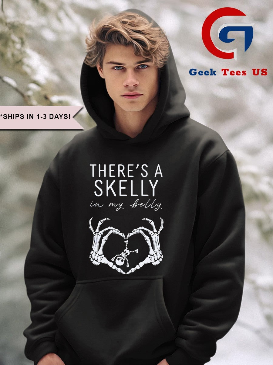 There’s a skelly in my belly shirt