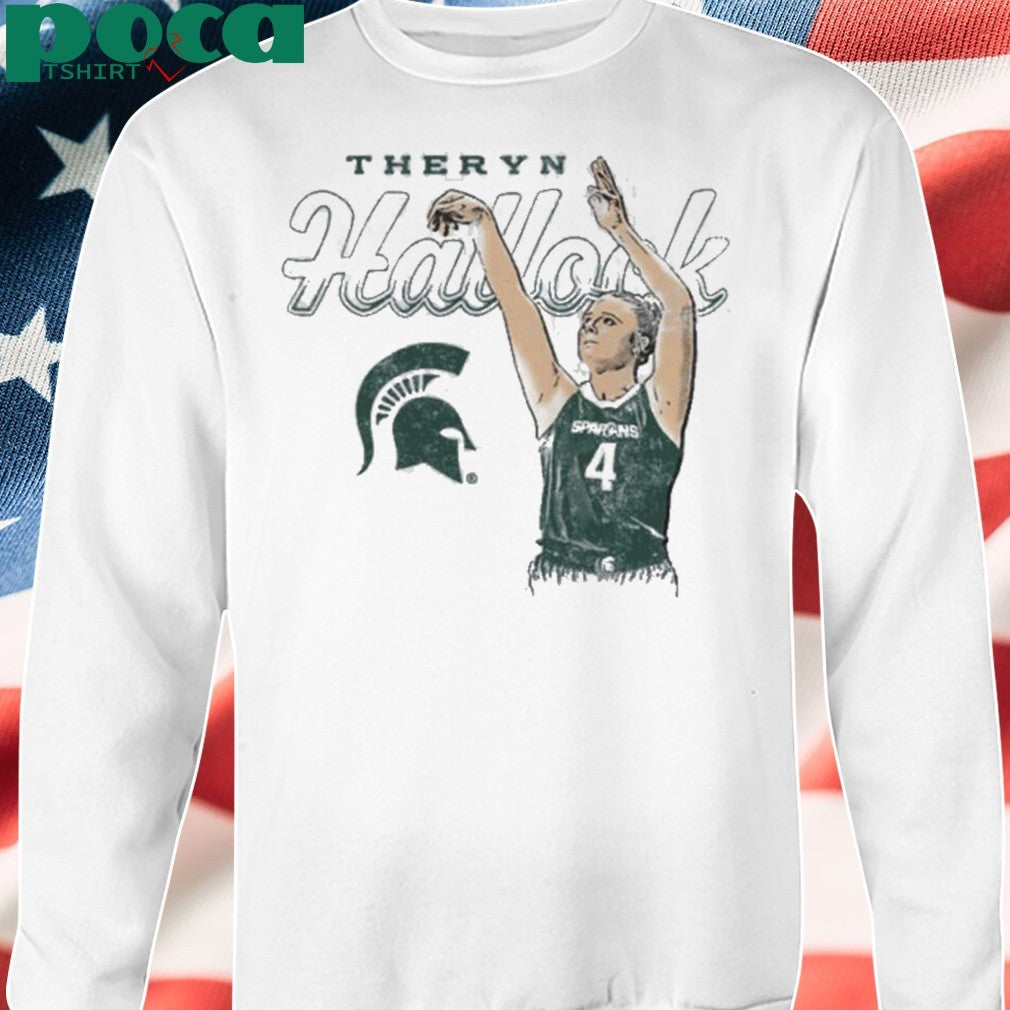 Theryn Hallock Michigan State Spartans Basketball shirt