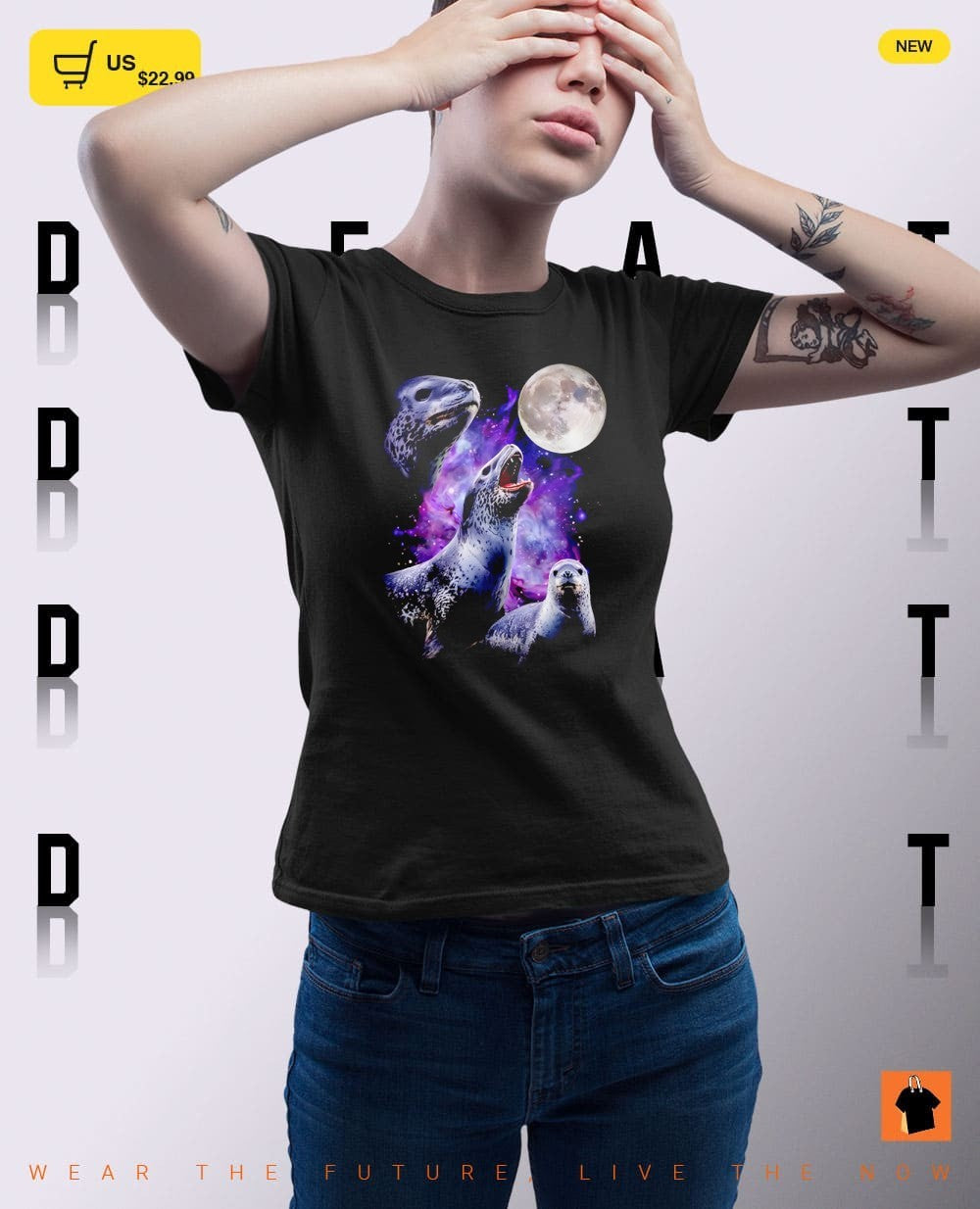 Three seals howling at the moon shirt