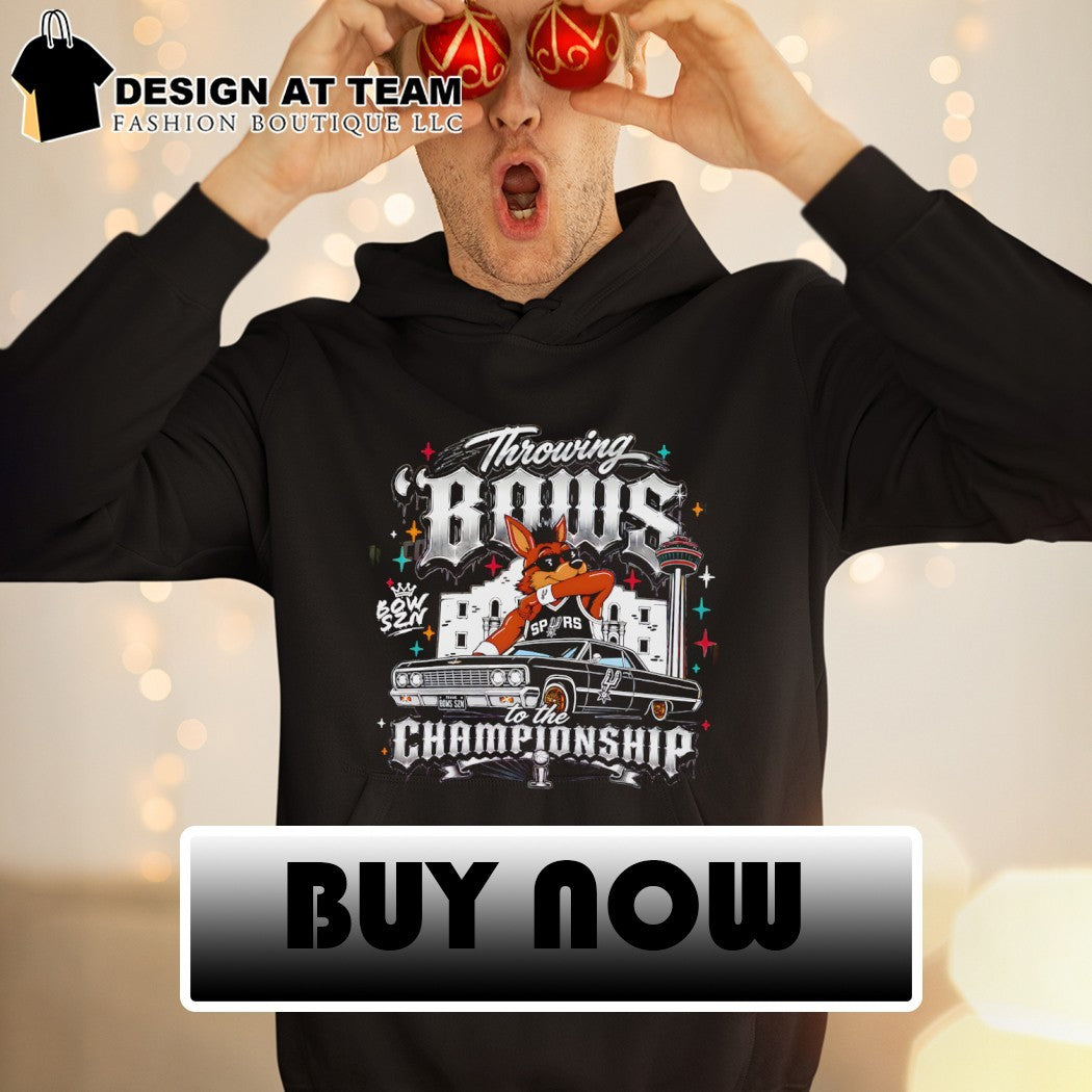 Throwing Bows to the Championship Victor Wembanyama San Antonio Spurs Basketball NBA 2026 shirt