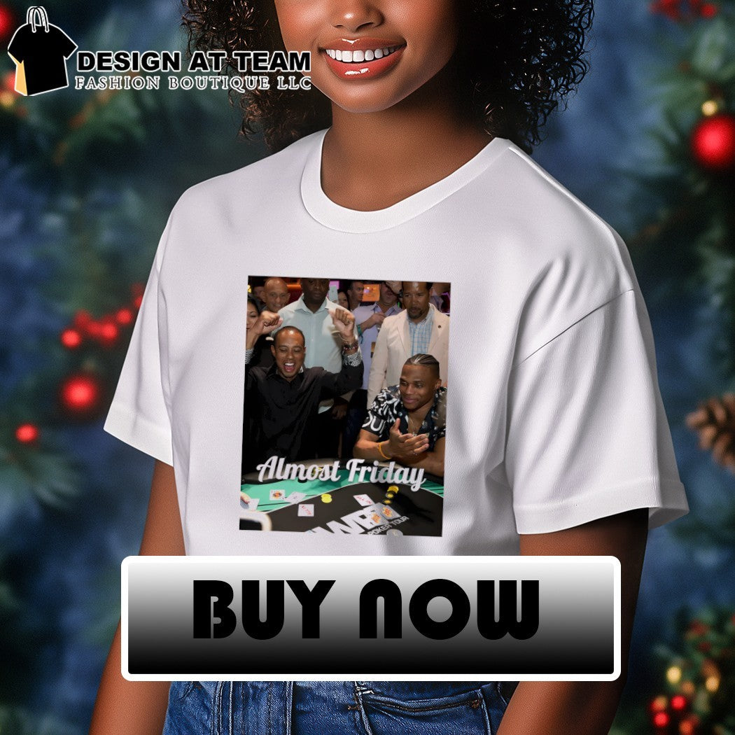Tiger Woods World Poker Tour Almost Friday photo shirt