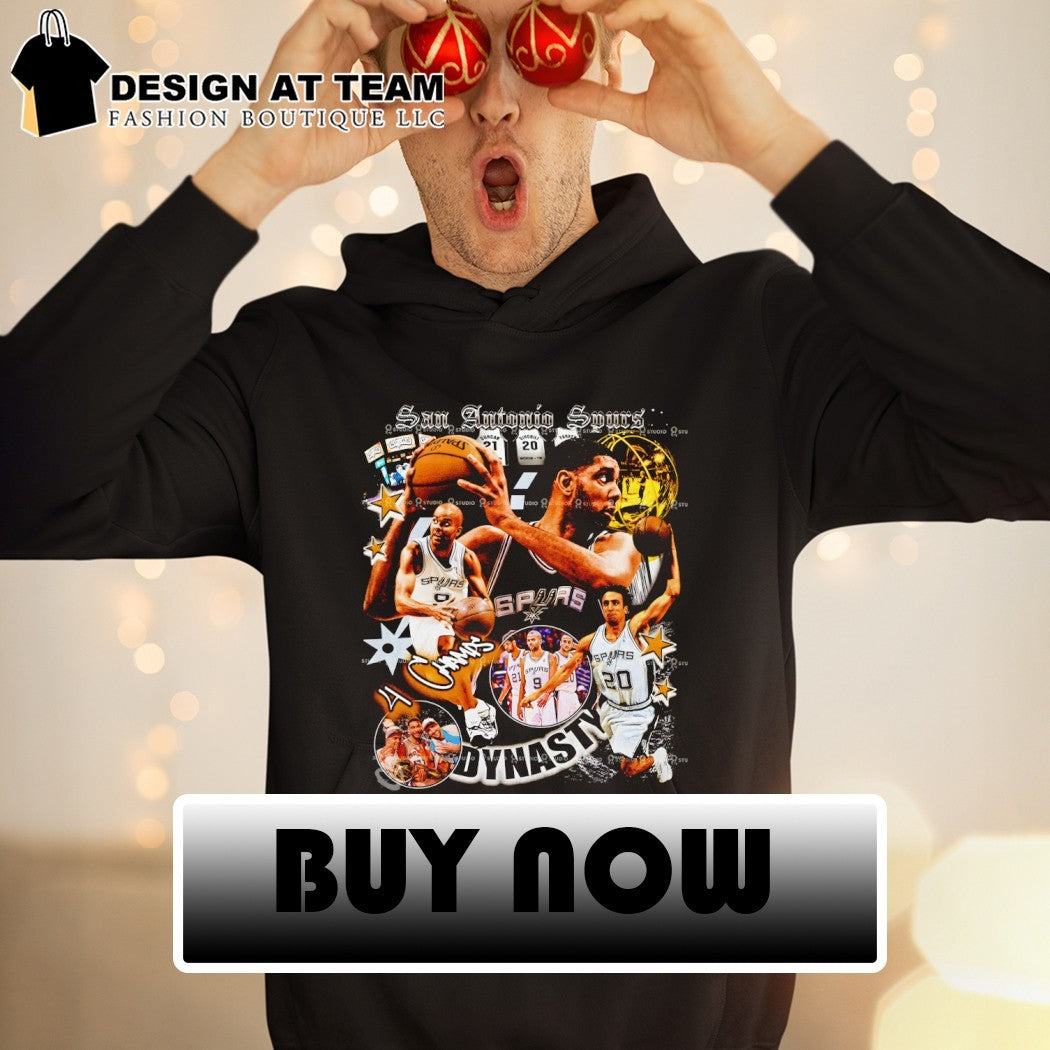 Tim Duncan Manu Ginobili Tony Parker San Antonio Spurs Basketball Dynasty shirt