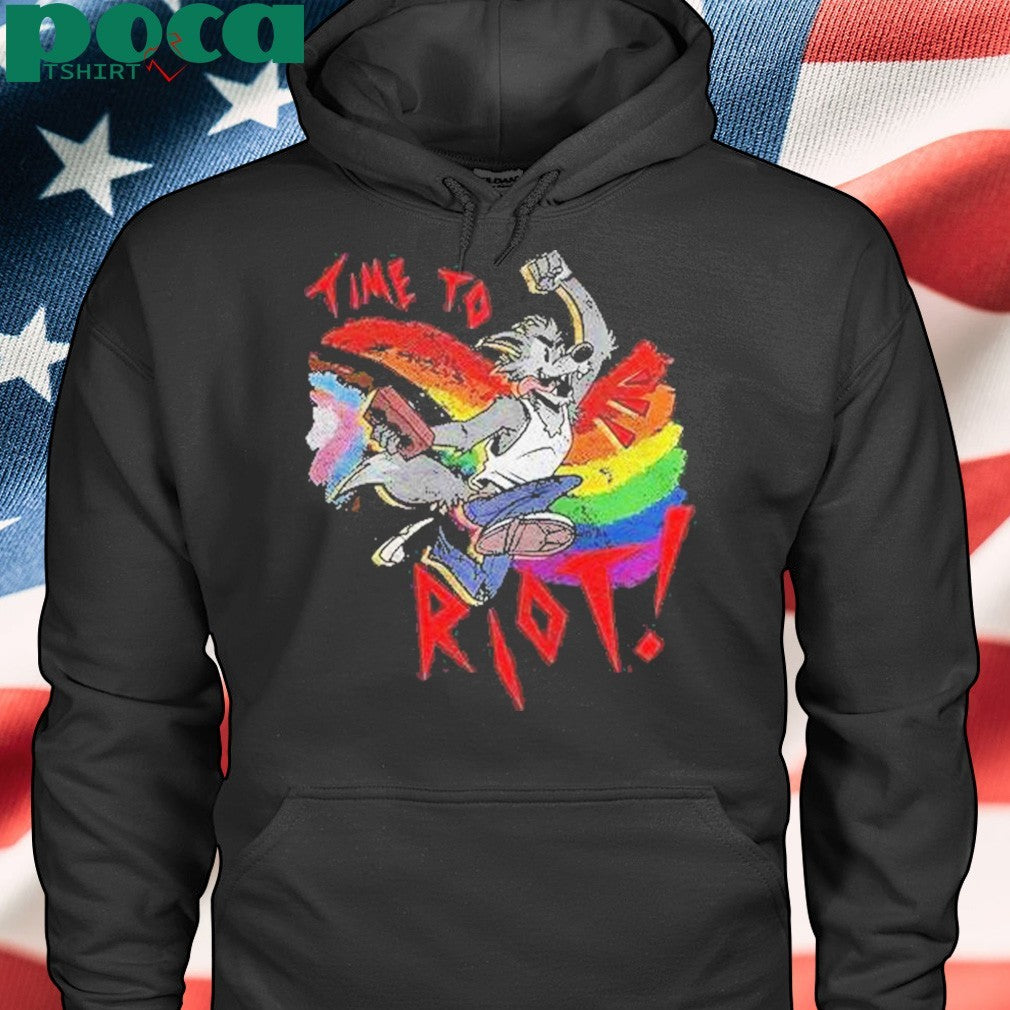 Time To Riot Pride Month Shirt