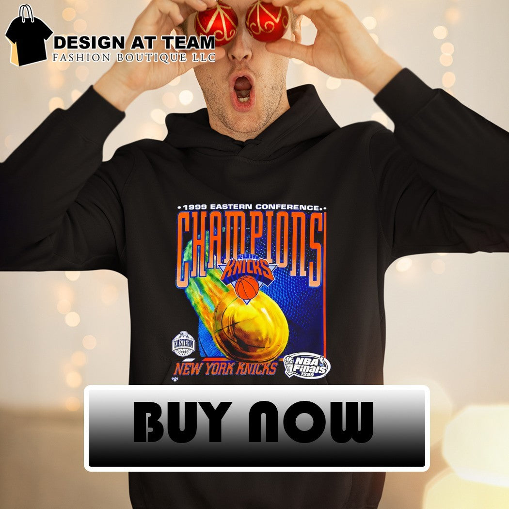 Timothee Chalamet Wearing Knicks Game 4 1999 NBA Eastern Conference Champions shirt