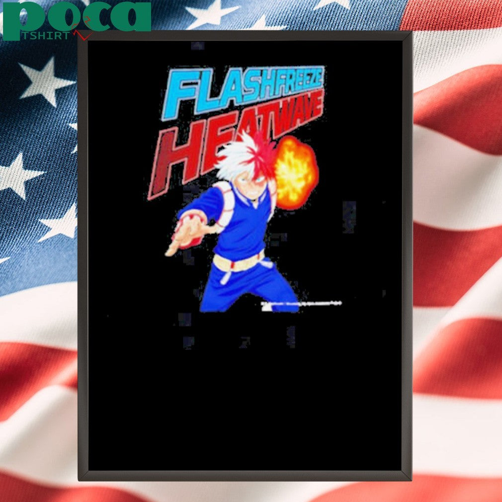 Todoroki Shoto Flashfreeze Heatwave My Hero Academia shirt