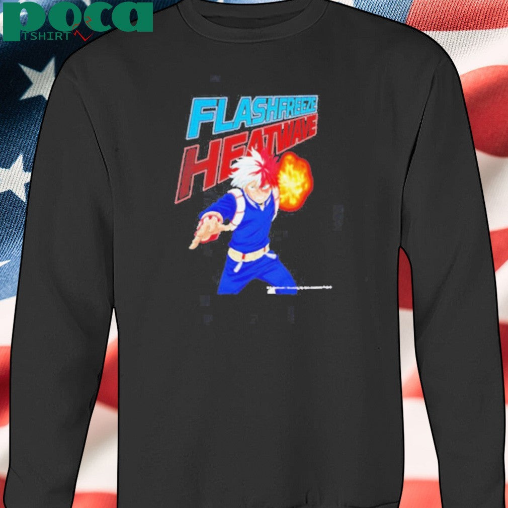 Todoroki Shoto Flashfreeze Heatwave My Hero Academia shirt