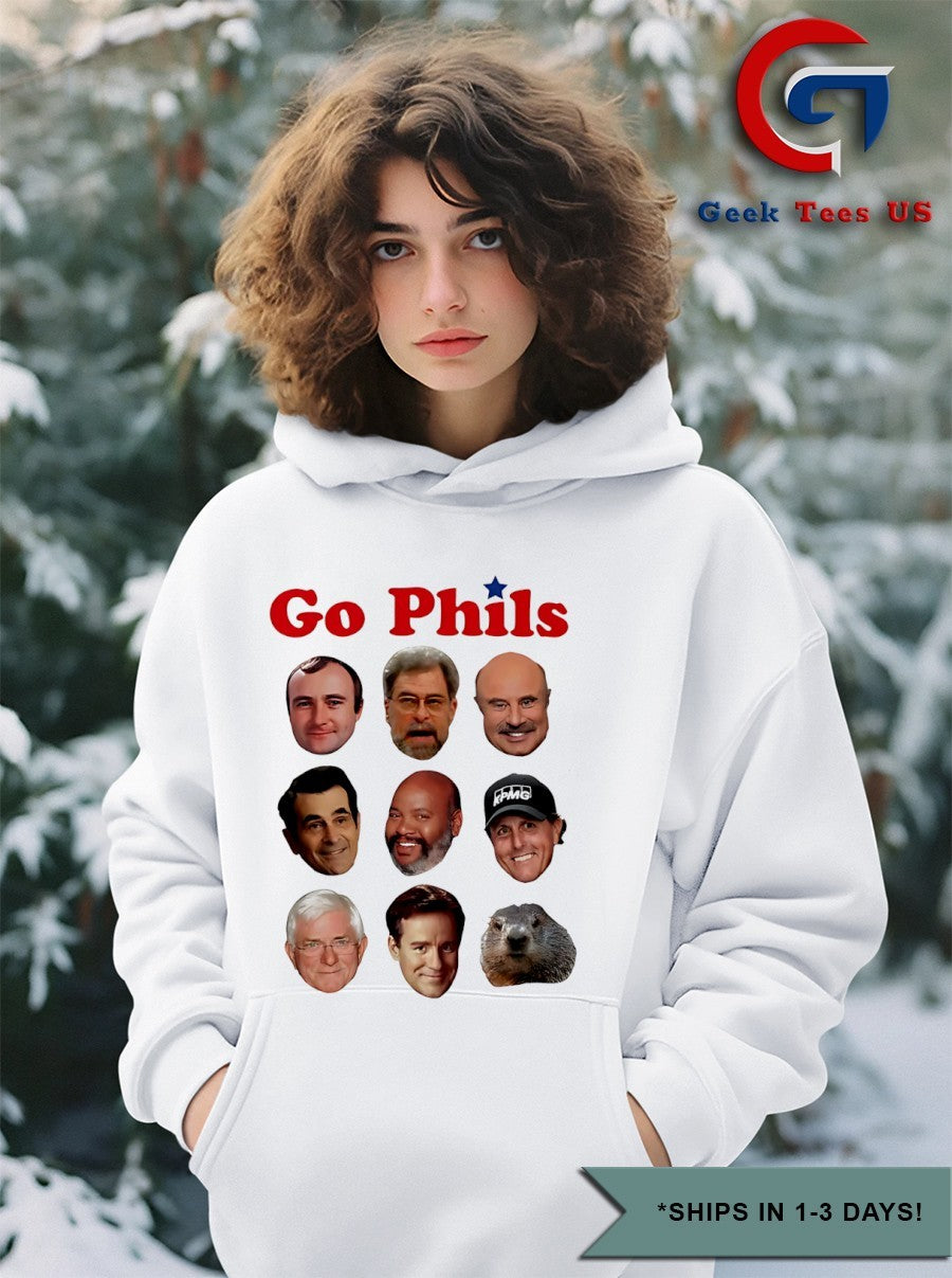 Tom McCarthy and Ben Davis go Phils and Phillips shirt