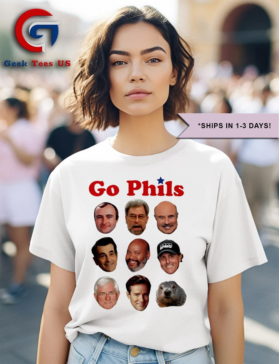 Tom McCarthy and Ben Davis go Phils and Phillips shirt