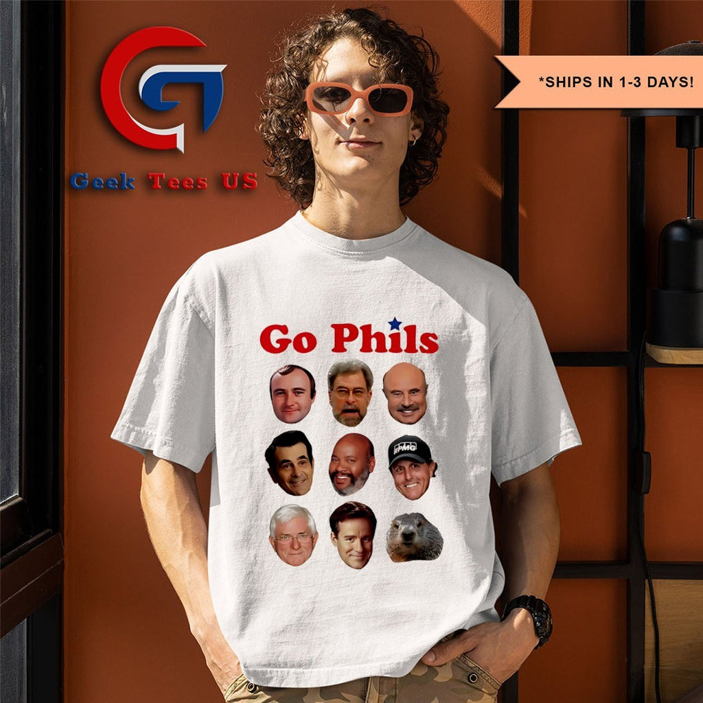 Tom McCarthy and Ben Davis go Phils and Phillips shirt