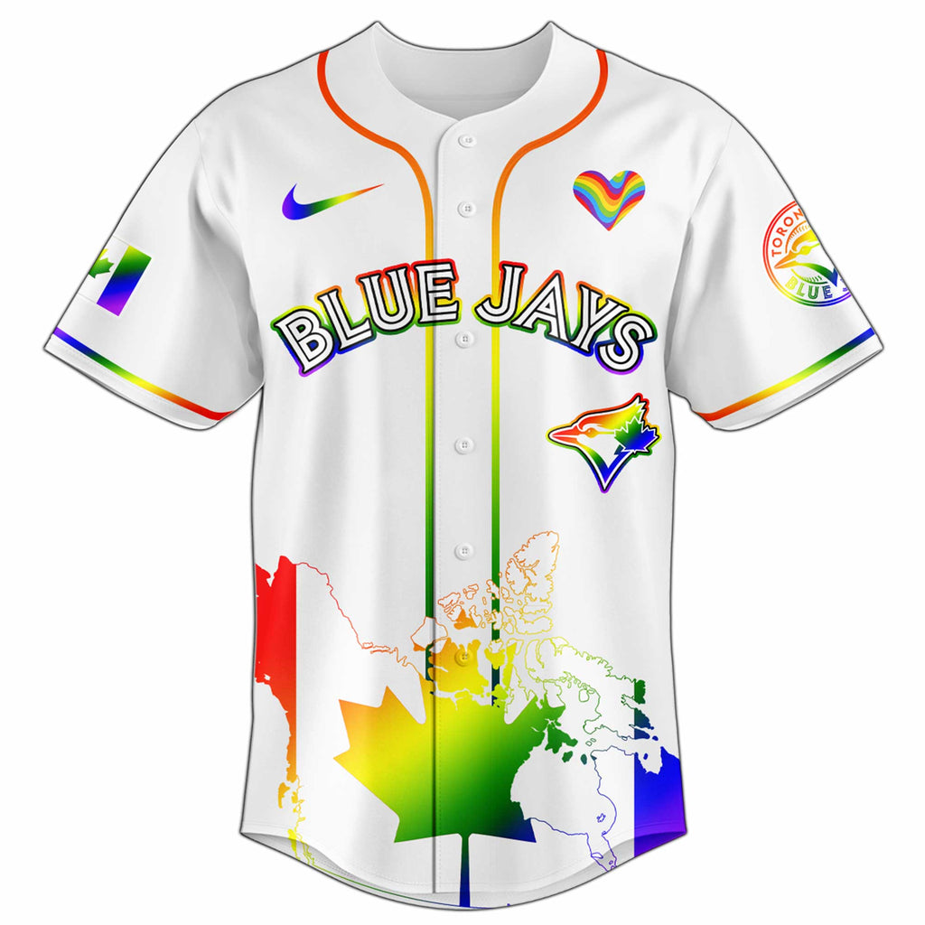 Toronto Blue Jays Happy Pride Month Baseball Jersey