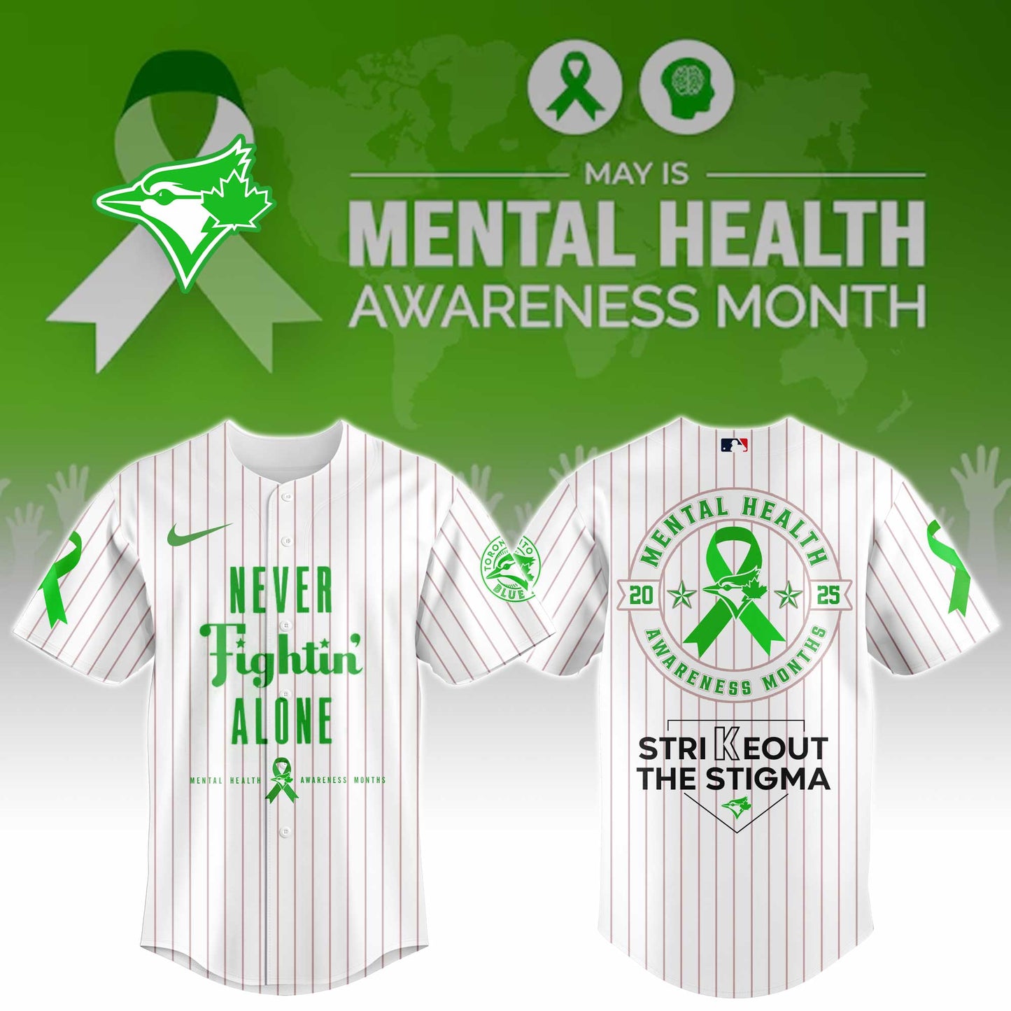 Toronto Blue Jays Mental Health Awareness Week Jersey