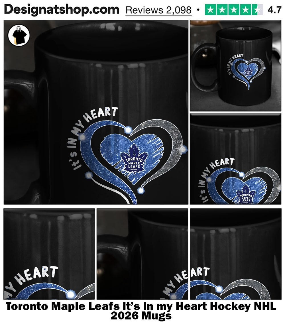 Toronto Maple Leafs it’s in my Heart Hockey NHL 2026 shirt