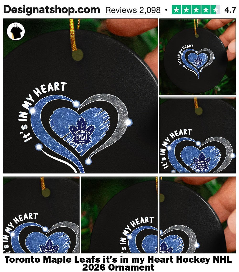 Toronto Maple Leafs it’s in my Heart Hockey NHL 2026 shirt