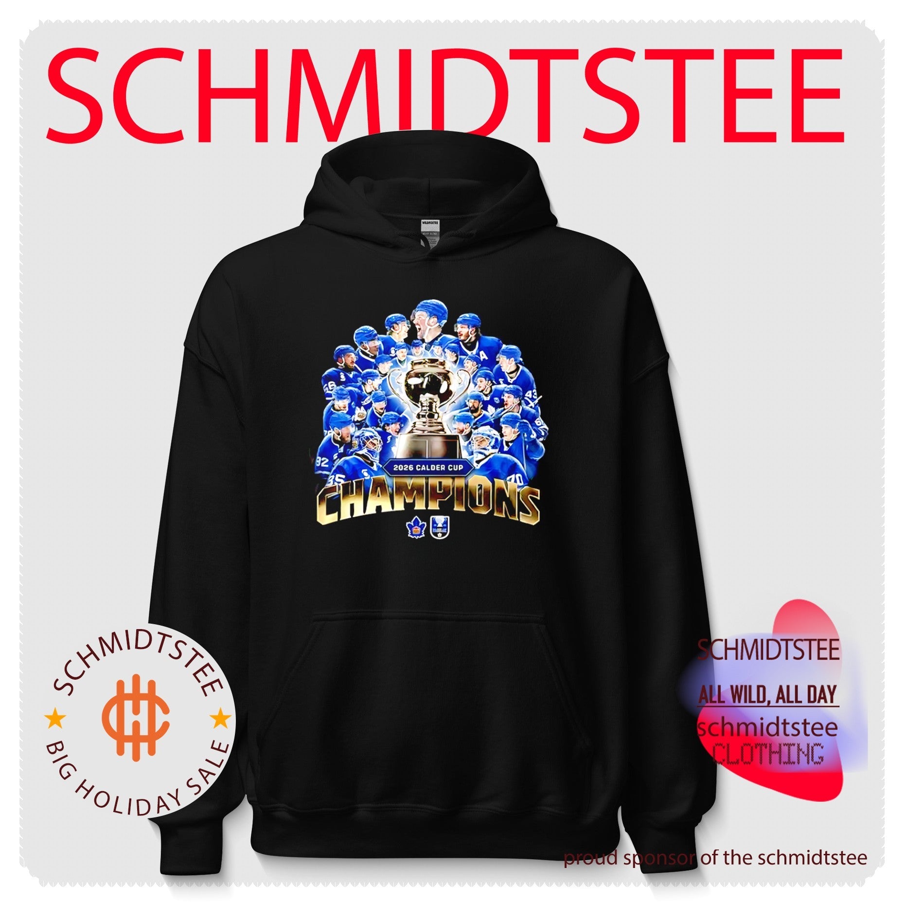 Toronto Marlies x Calder Cup Champions 2026 graphic trophy shirt