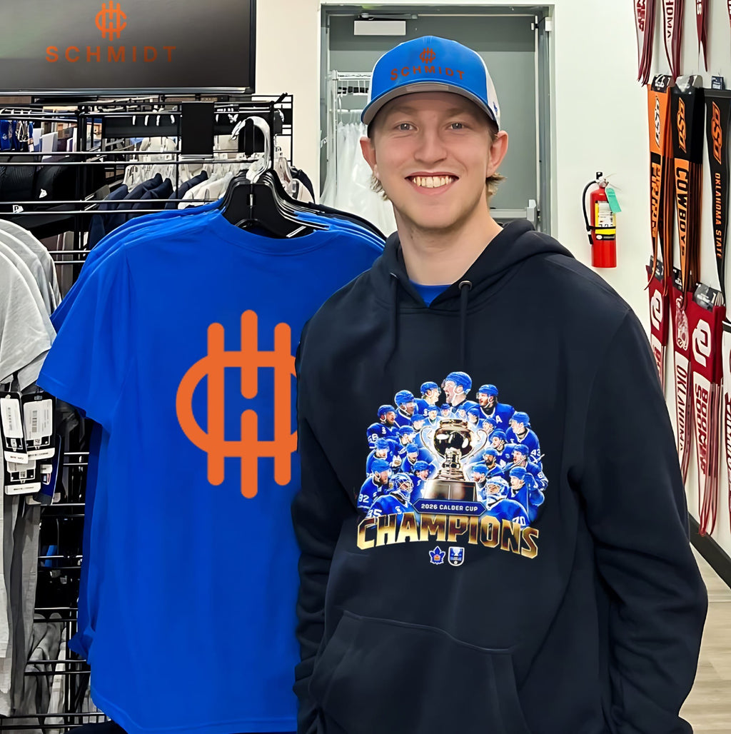 Toronto Marlies x Calder Cup Champions 2026 graphic trophy shirt