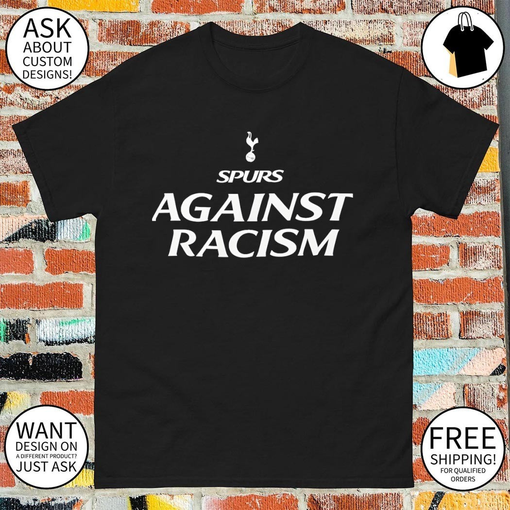 Tottenham Hotspur FC logo Against Racism shirt