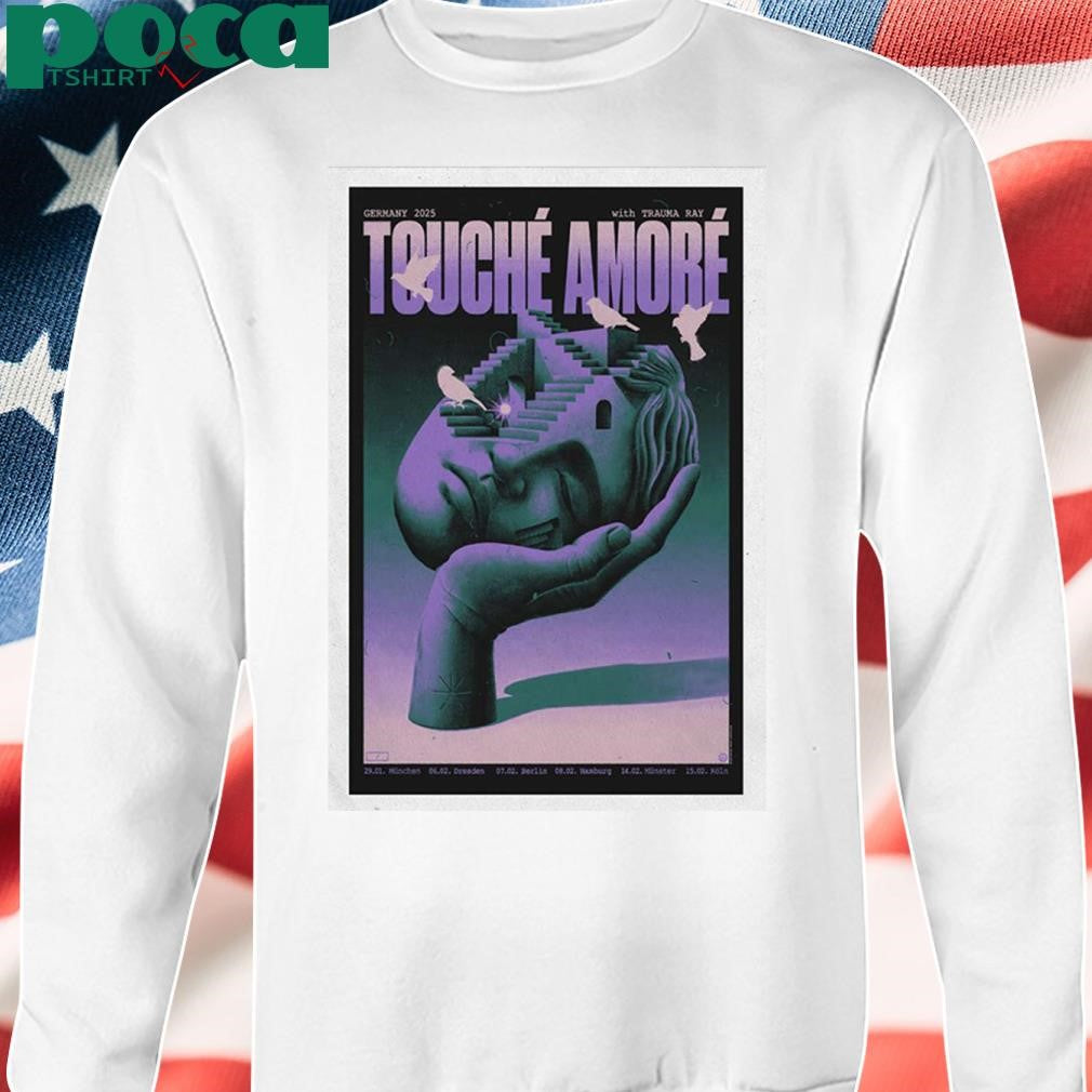 Touche Amore Germany 2025 Tour Unisex T-shirt