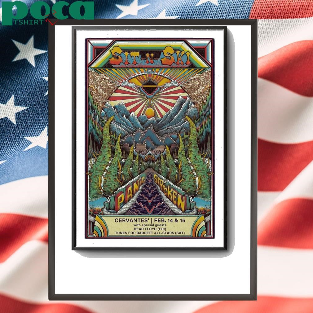 Tour 2025 Panic Stricken Cervantes Masterpiece Ballroom Denver CO Poster shirt