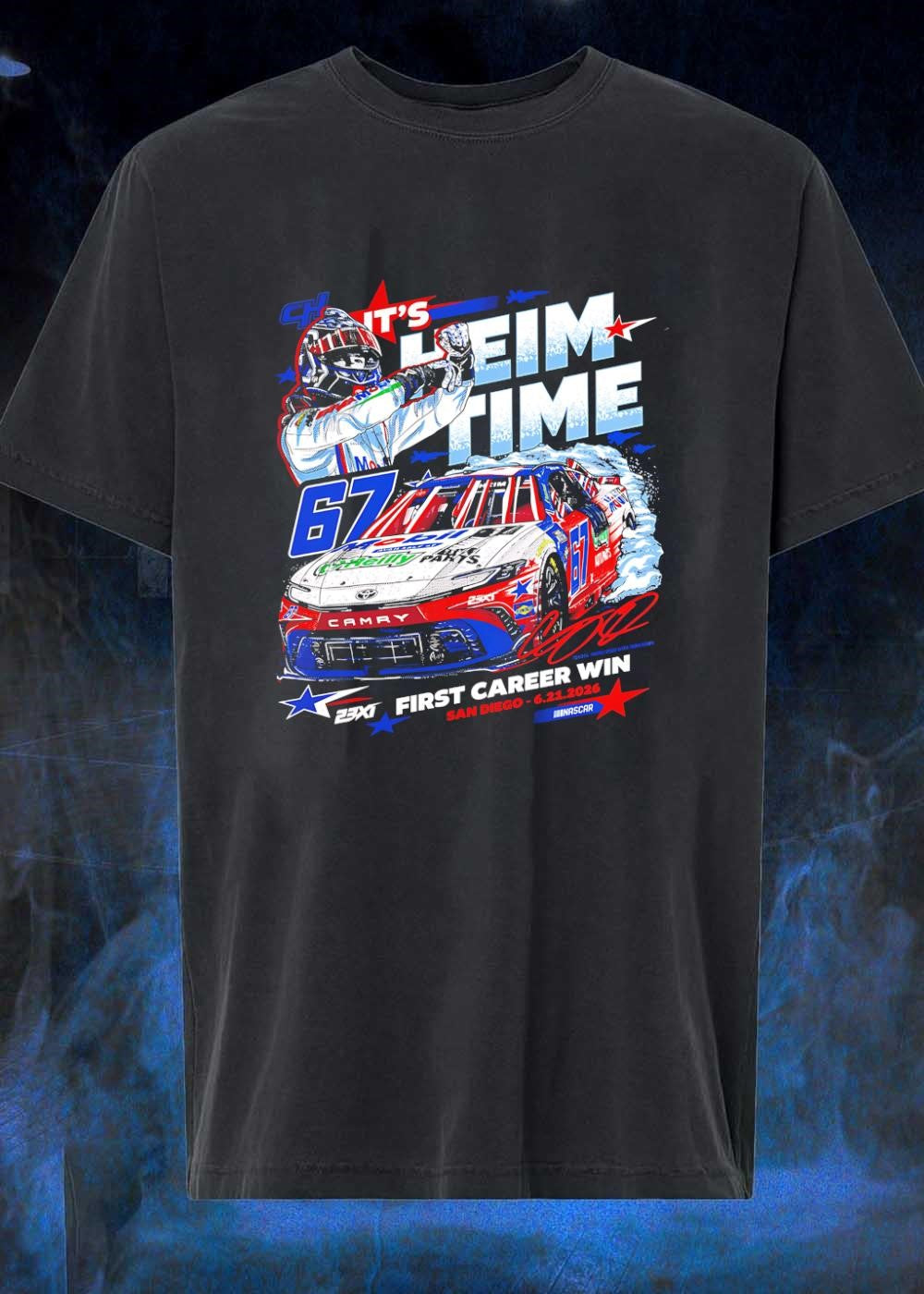 Toyota Marks Used with Permission It Is Heim Time First Career Win San Diego shirt