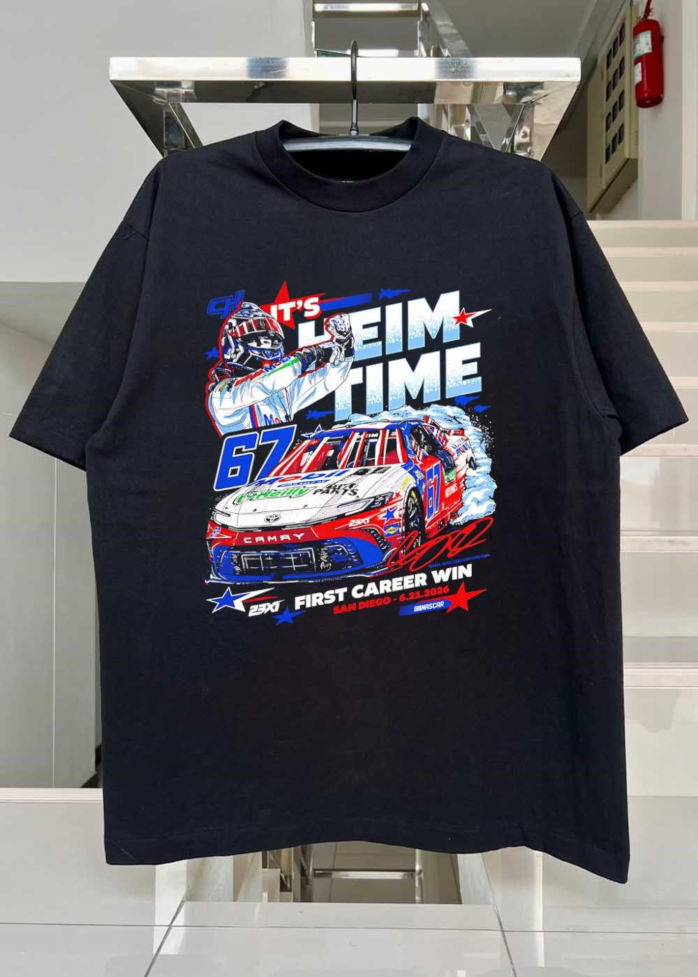 Toyota Marks Used with Permission It Is Heim Time First Career Win San Diego shirt