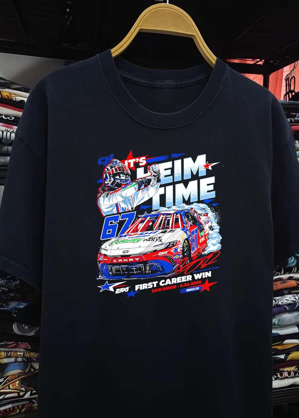 Toyota Marks Used with Permission It Is Heim Time First Career Win San Diego shirt