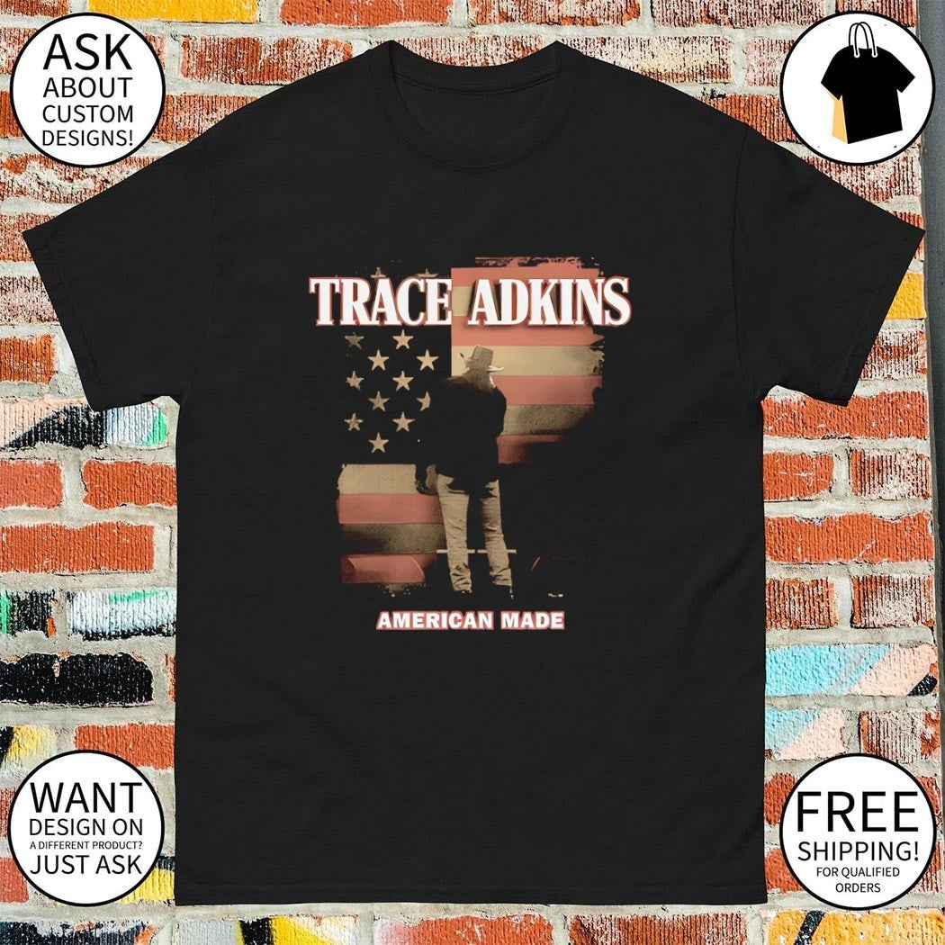Trace Adkins concert American Flag and American Made shirt