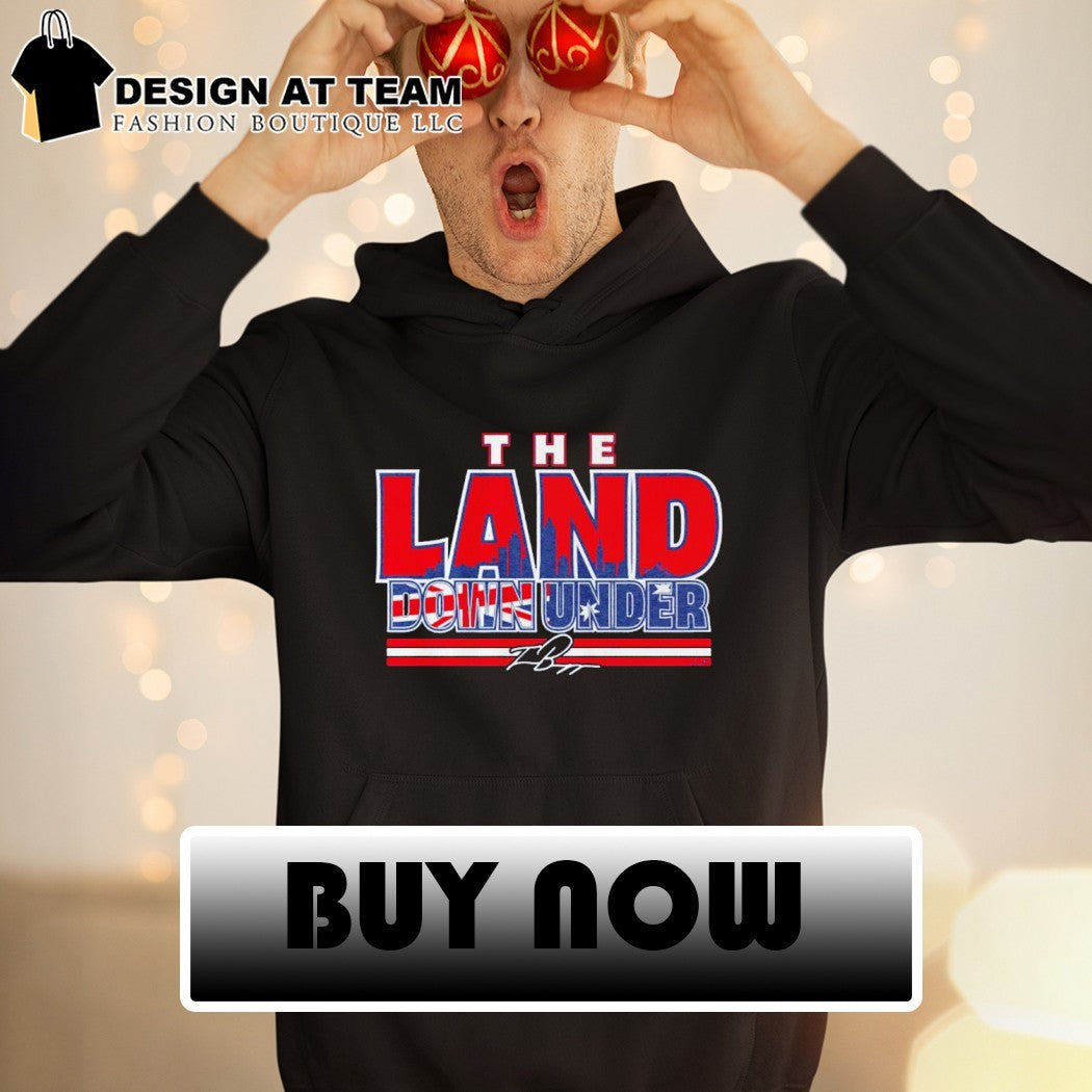 Travis Bazzana Cleveland Guardians MLB The Land Down Under signature shirt