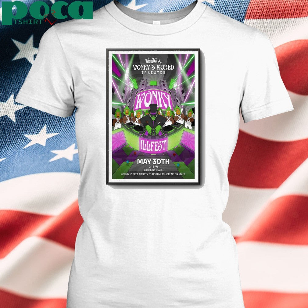 Travis County Exposition Center, Austin Tour 2025 Wonky Willa Poster shirt