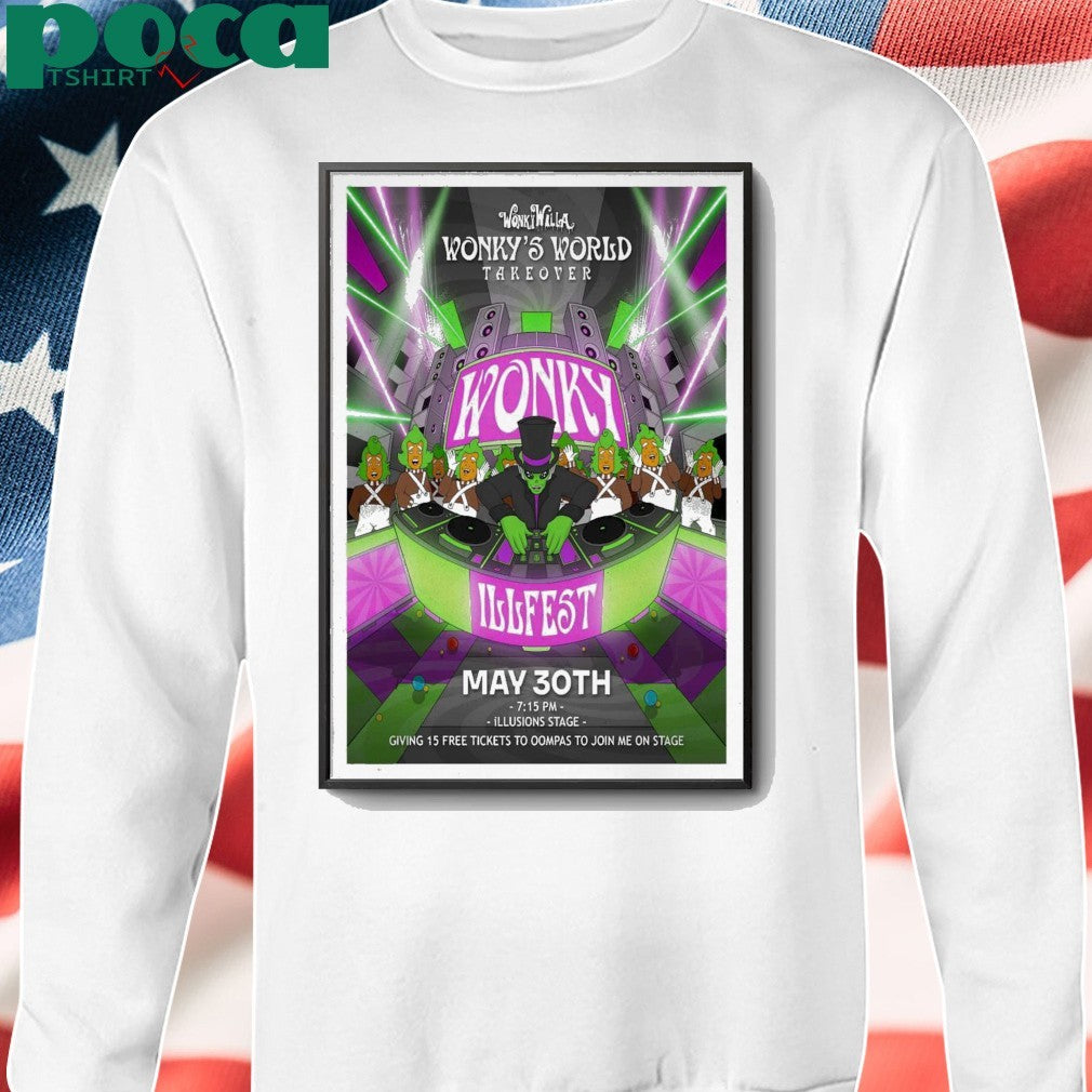Travis County Exposition Center, Austin Tour 2025 Wonky Willa Poster shirt