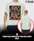 Travis Kelce Smacked by Teair Tart photo shirt