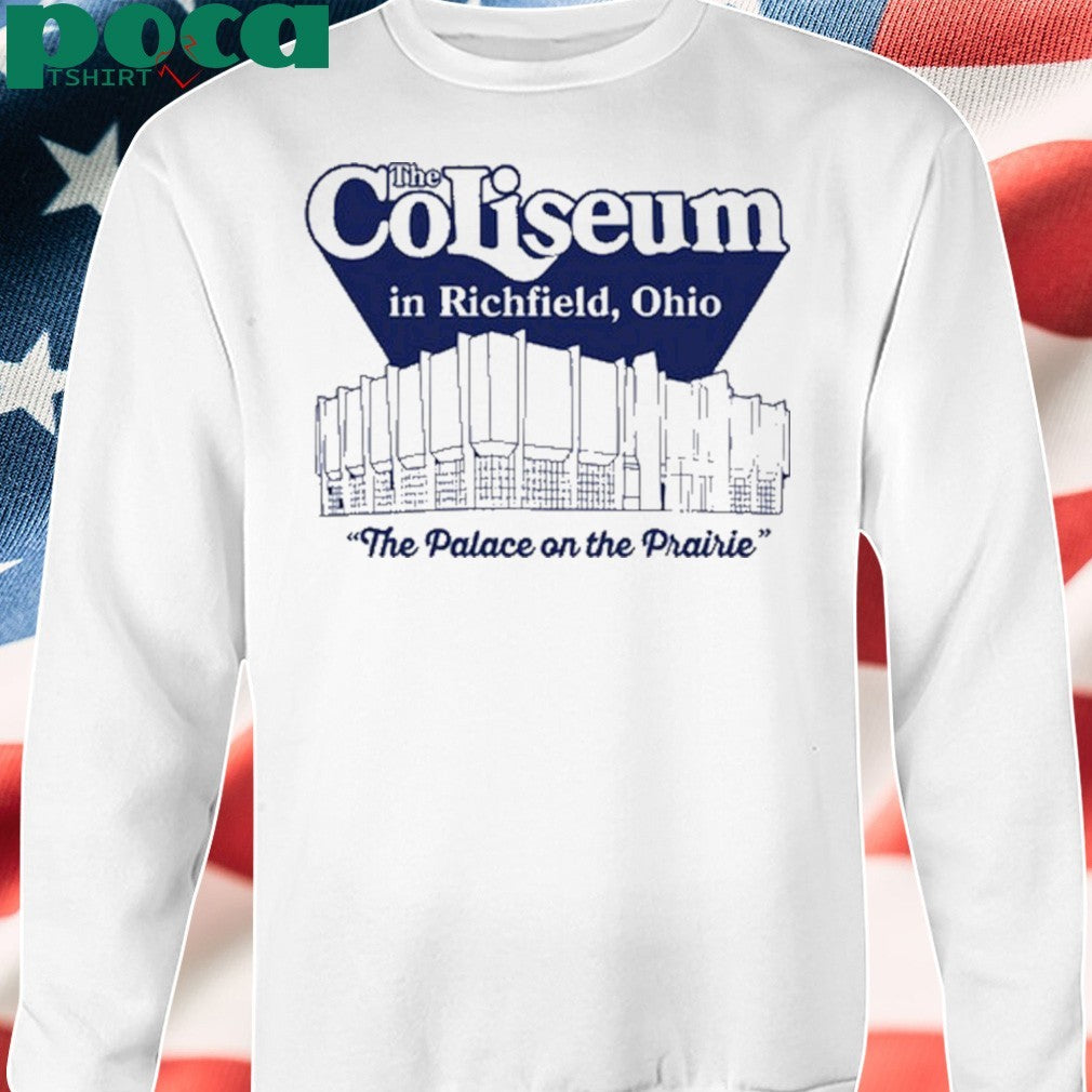Travis Kelce Wearing The Coliseum In Richfield, Ohio The Palace On The Prairie shirt
