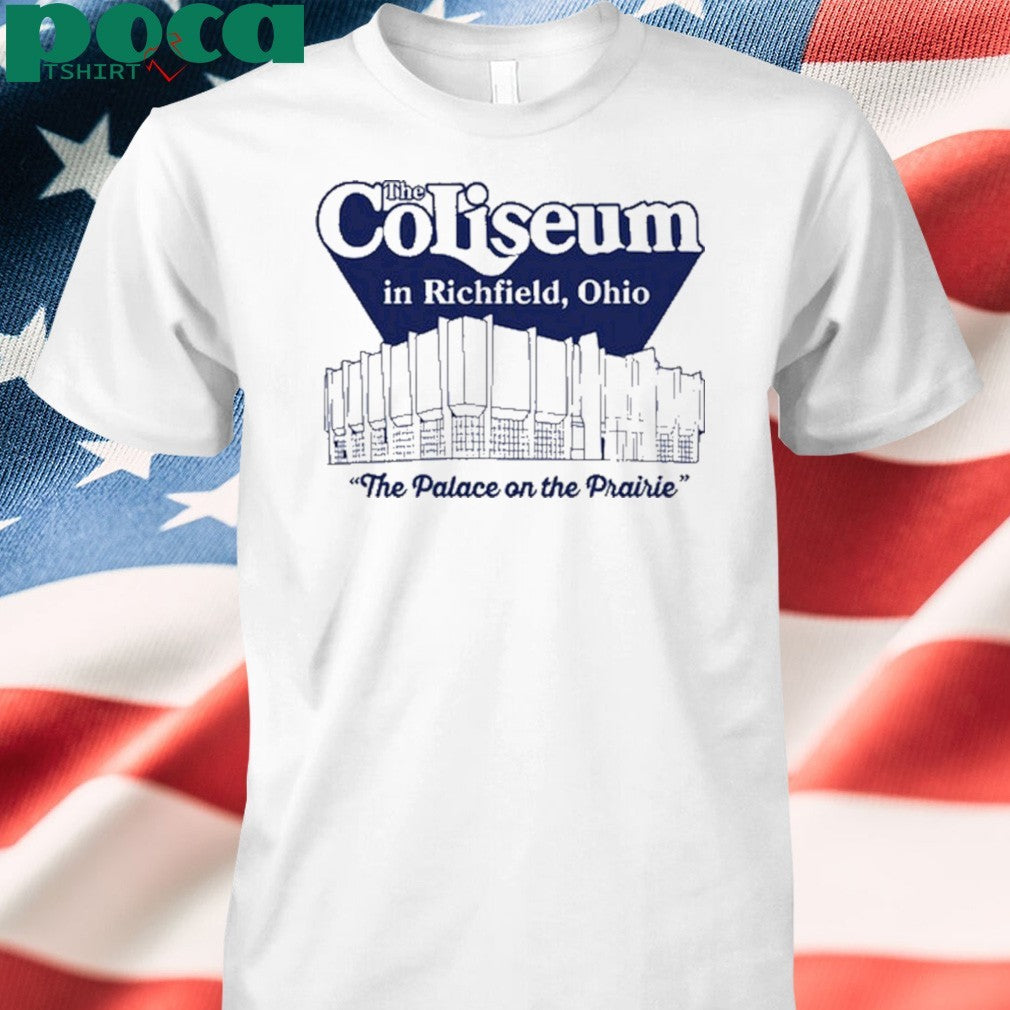 Travis Kelce Wearing The Coliseum In Richfield, Ohio The Palace On The Prairie shirt