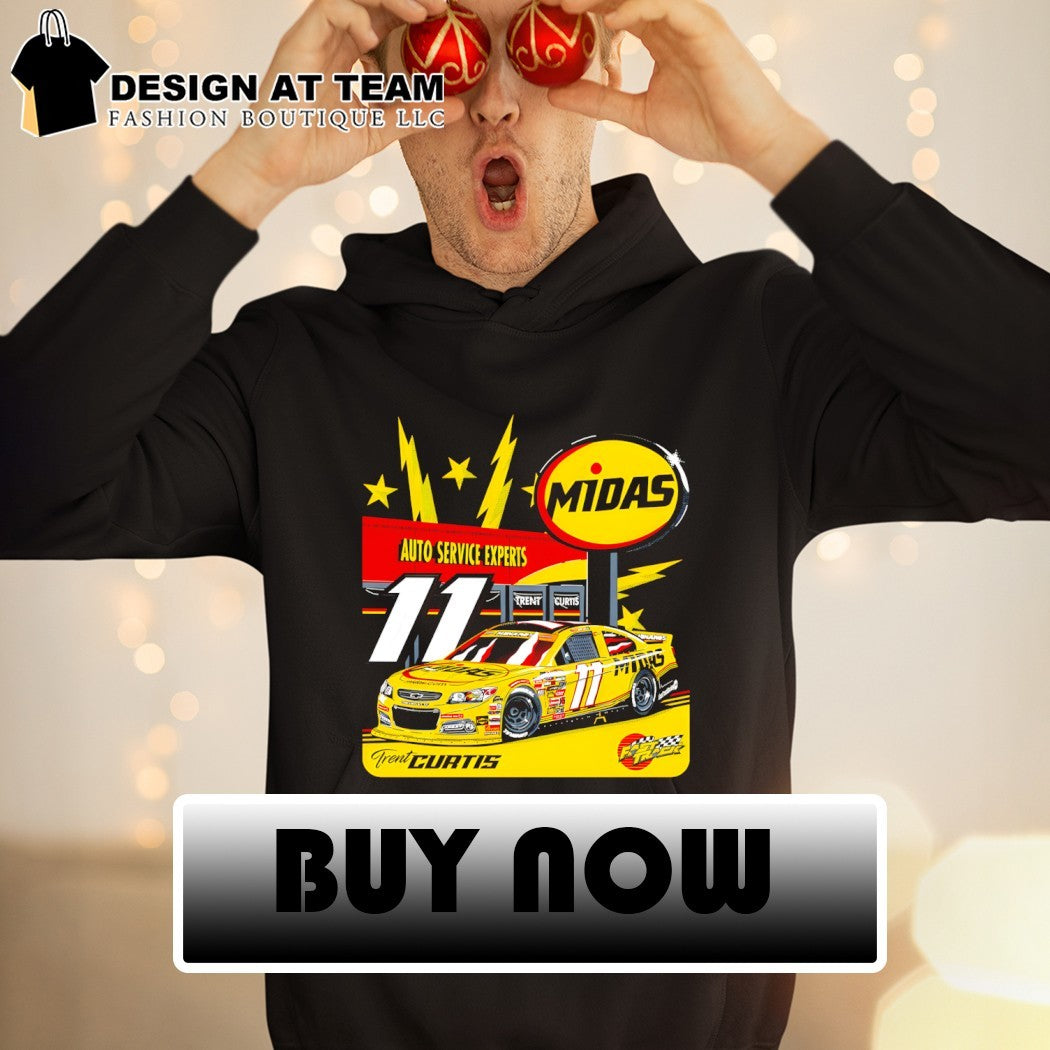 Trent Curtis Fast Track Chevrolet 11 Midas Racing Auto Service Axperts shirt
