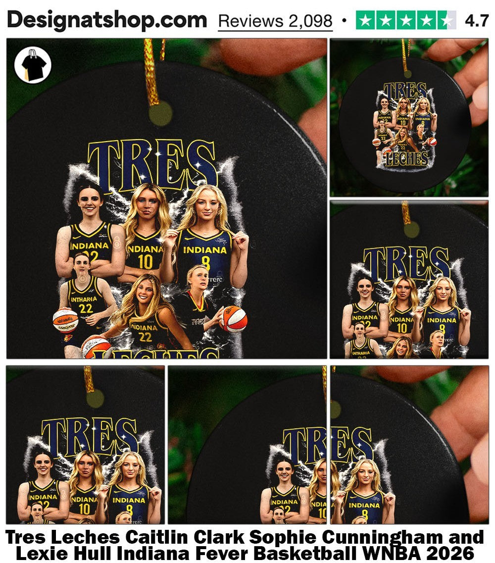 Tres Leches Caitlin Clark Sophie Cunningham and Lexie Hull Indiana Fever Basketball WNBA 2026 shirt