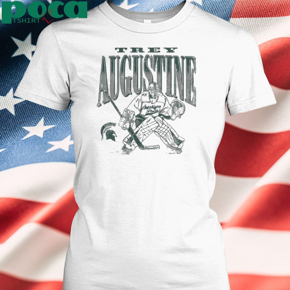 Trey Augustine Michigan State Spartans Hockey Goalie shirt