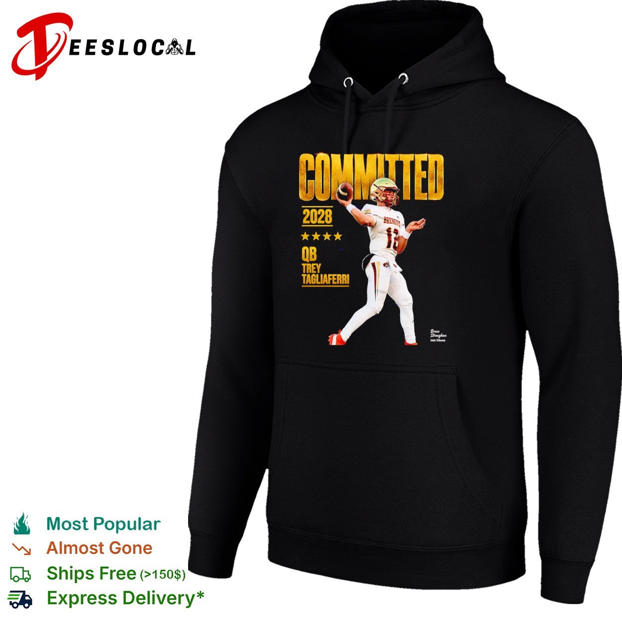 Trey Tagliaferri Bergen Catholic football 2028 Committed QB shirt