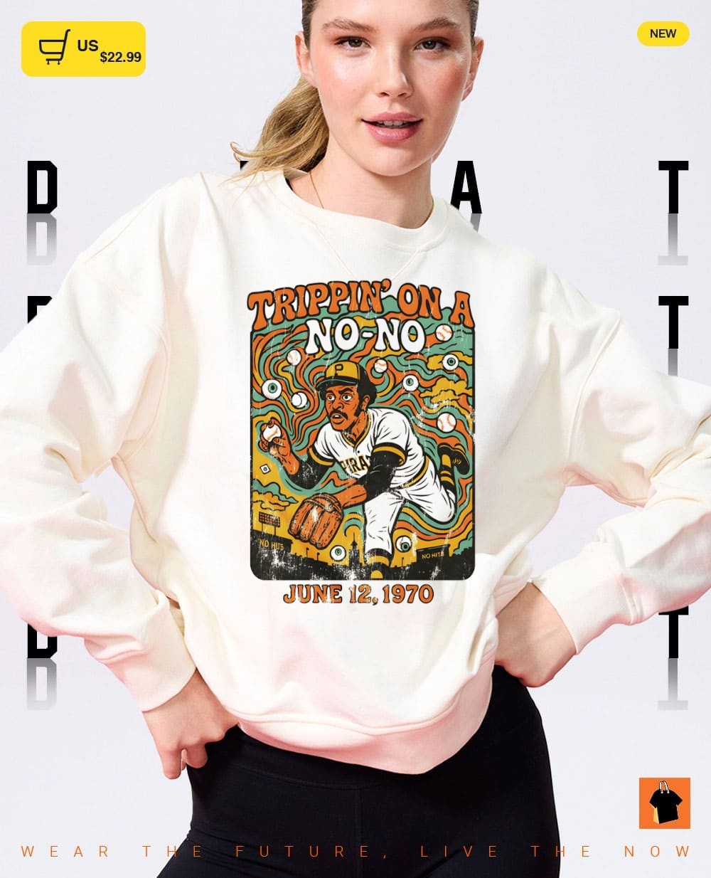 Trippin On A No-No Doc Ellis Pittsburgh Pirates tribute shirt