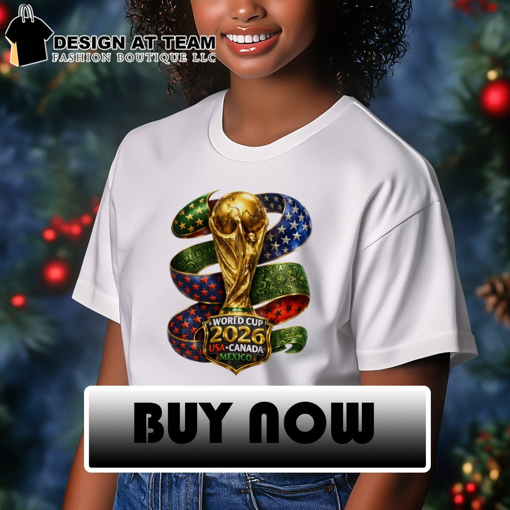 Trophy World Cup 2026 USA Canada Mexico National shirt