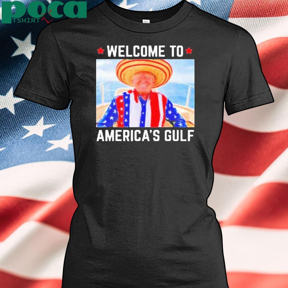 Trump America’s Gulf Mexico President Trump Sombrero Shirt