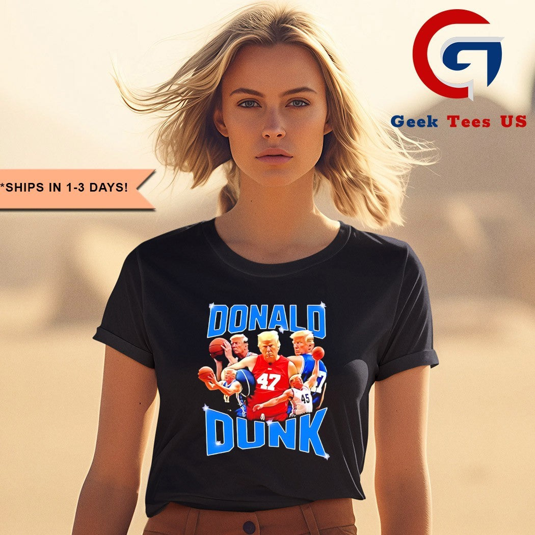 Trump Donald Dunk basketball shirt