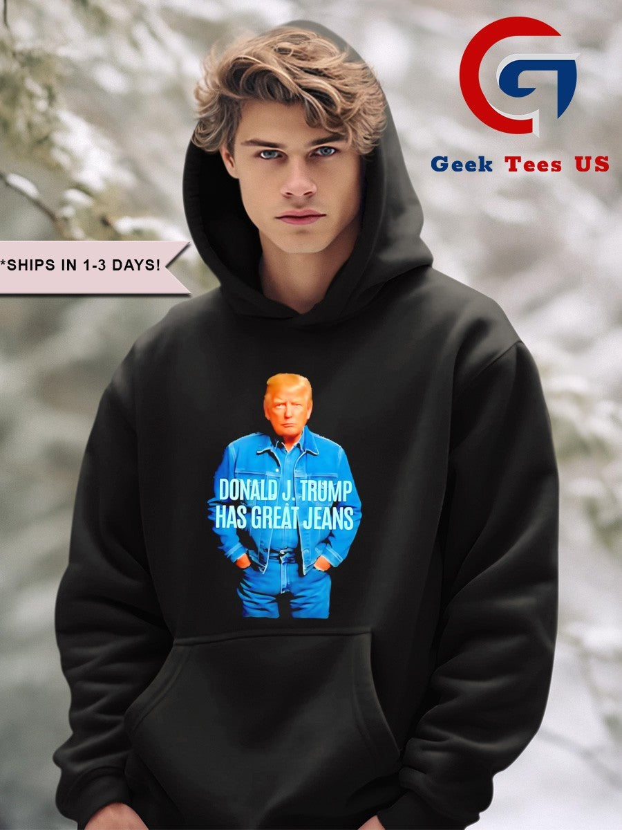 Trump Has Good Jeans American Eagle parody shirt