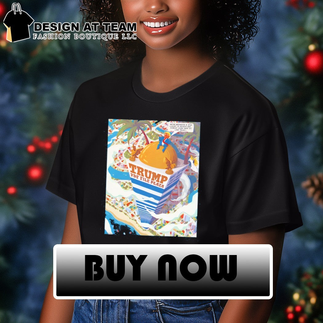 Trump PDF file plaza we’re bringing star luxury to schoolies nobody does fake ids like shirt