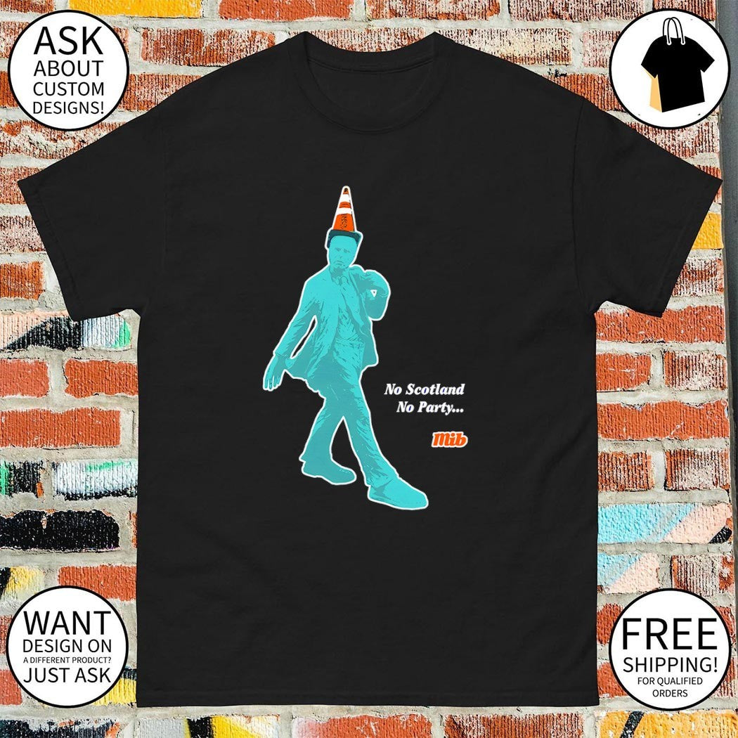 Trump traffic cone No Scotland No Party Scotland World Cup 2026 Mex USA Can shirt