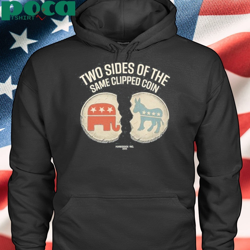 Two Sides Of The Same Clipped Coin T-Shirt