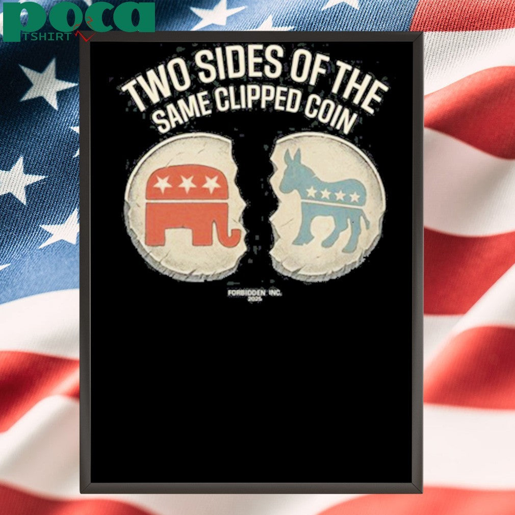 Two Sides Of The Same Clipped Coin T-Shirt