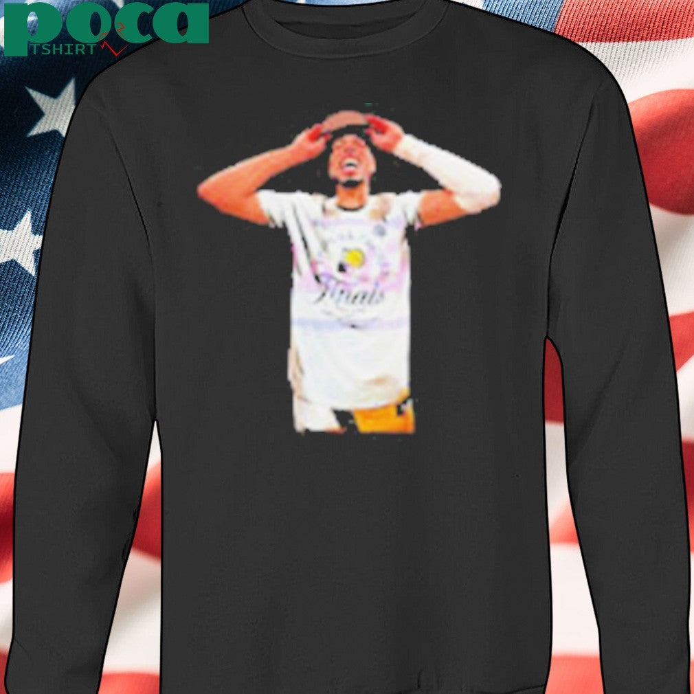 Tyrese Haliburton Indiana Pacers 2025 Finals celebration shirt