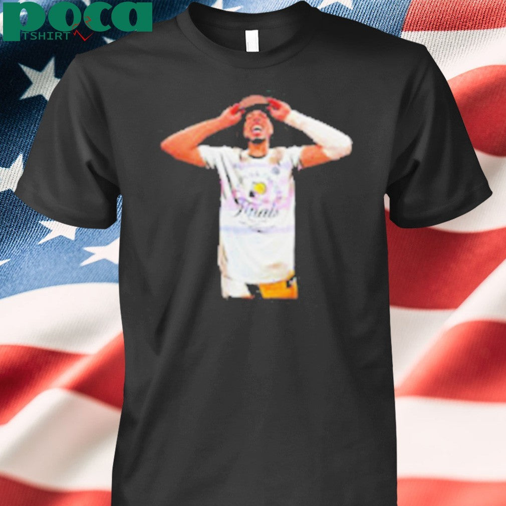 Tyrese Haliburton Indiana Pacers 2025 Finals celebration shirt