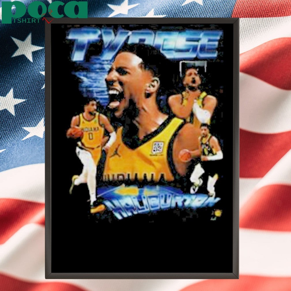 Tyrese Haliburton Indiana Pacers NBA Basketball Player graphic shirt