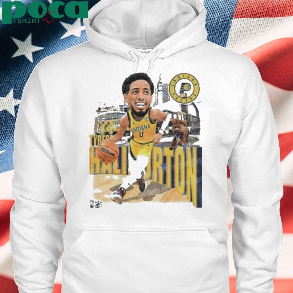 Tyrese Haliburton big head Indiana Pacers NBA Basketball player 2025 shirt